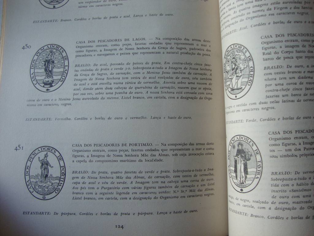 Brasonário corporativo na exposição de heráldica do trabalho