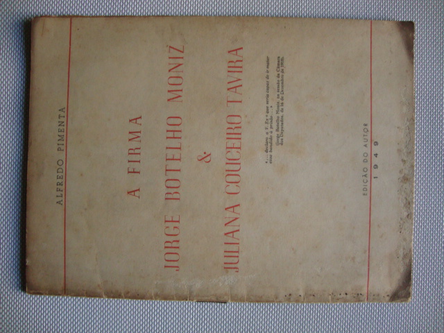 A firma Jorge Botelho Moniz & Juliana Couceiro Tavira