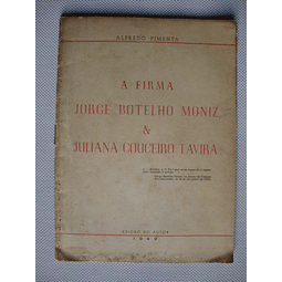 A firma Jorge Botelho Moniz & Juliana Couceiro Tavira