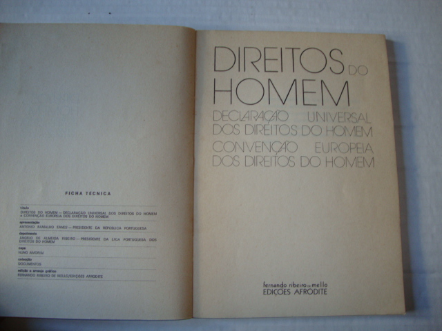 Direitos do homem- Declaração Universal dos Direitos do Homem