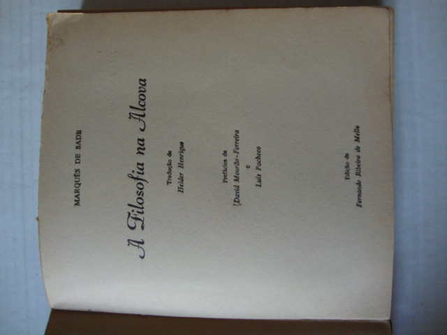 A filosofia na alcova