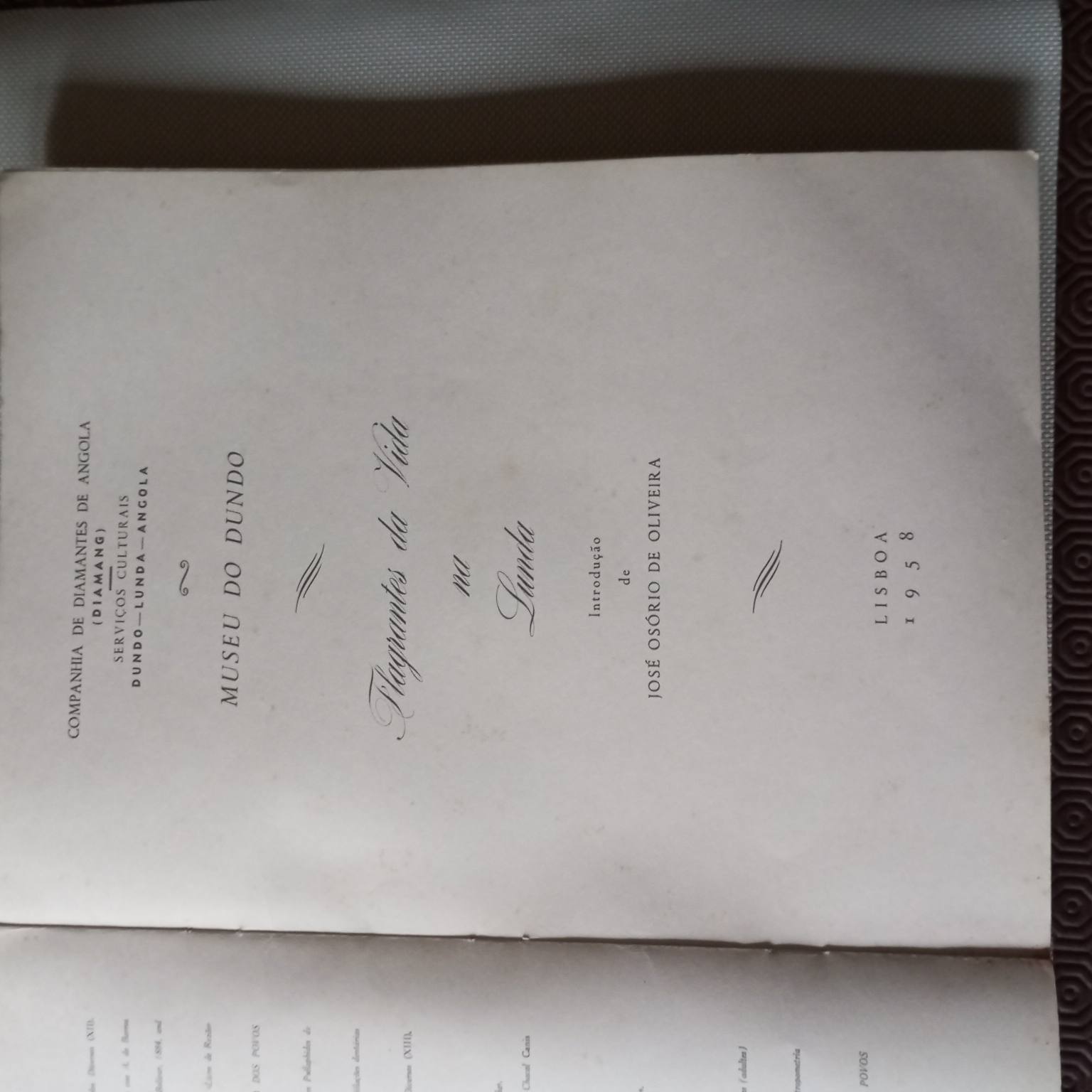 Flagrantes da Vida na Lunda - Museu do Dundo