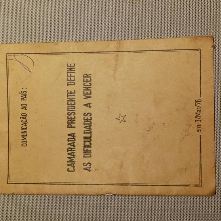 Comunicação ao país: Camarada presidente define dificuldades a vencer