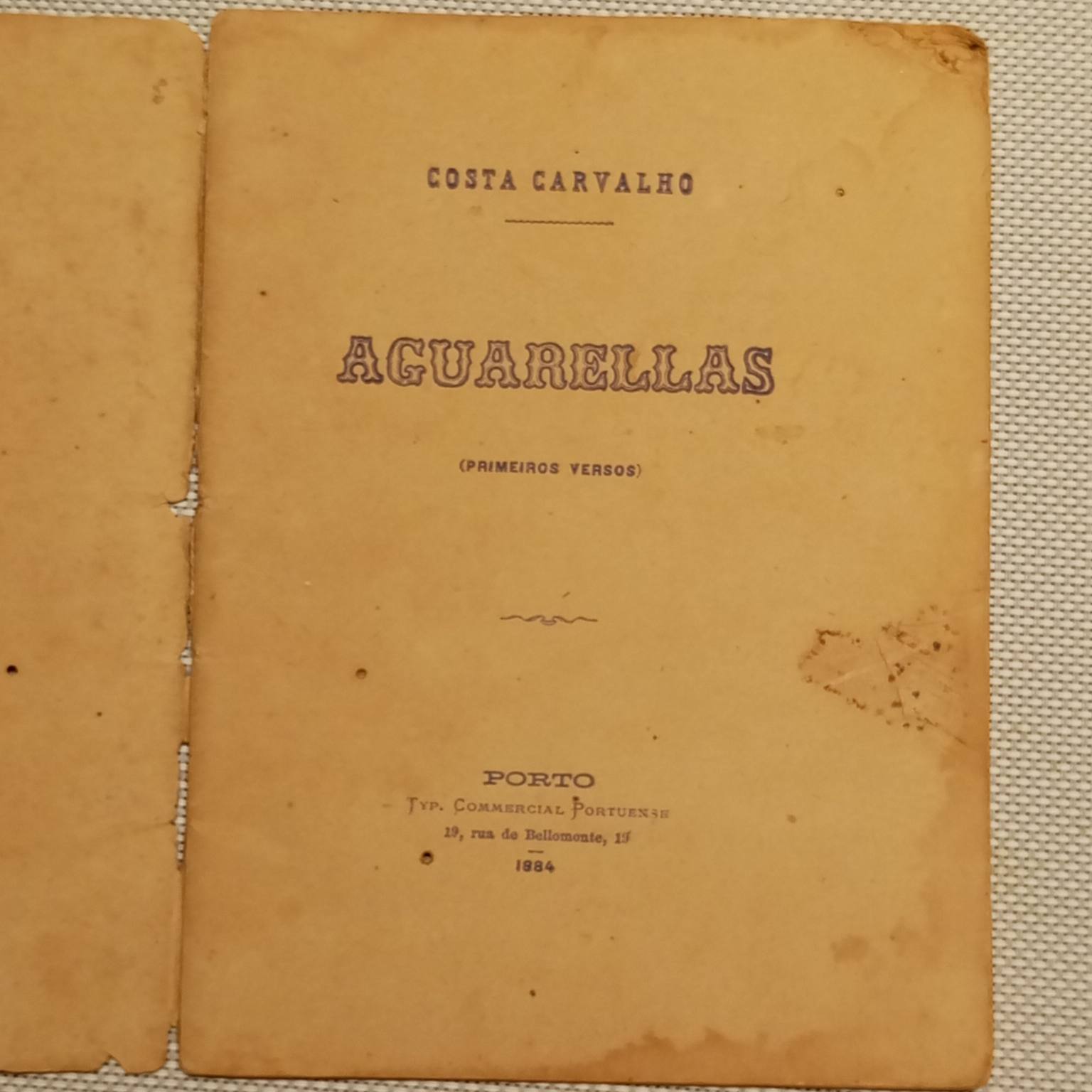 Aguarellas (Primeiros versos)