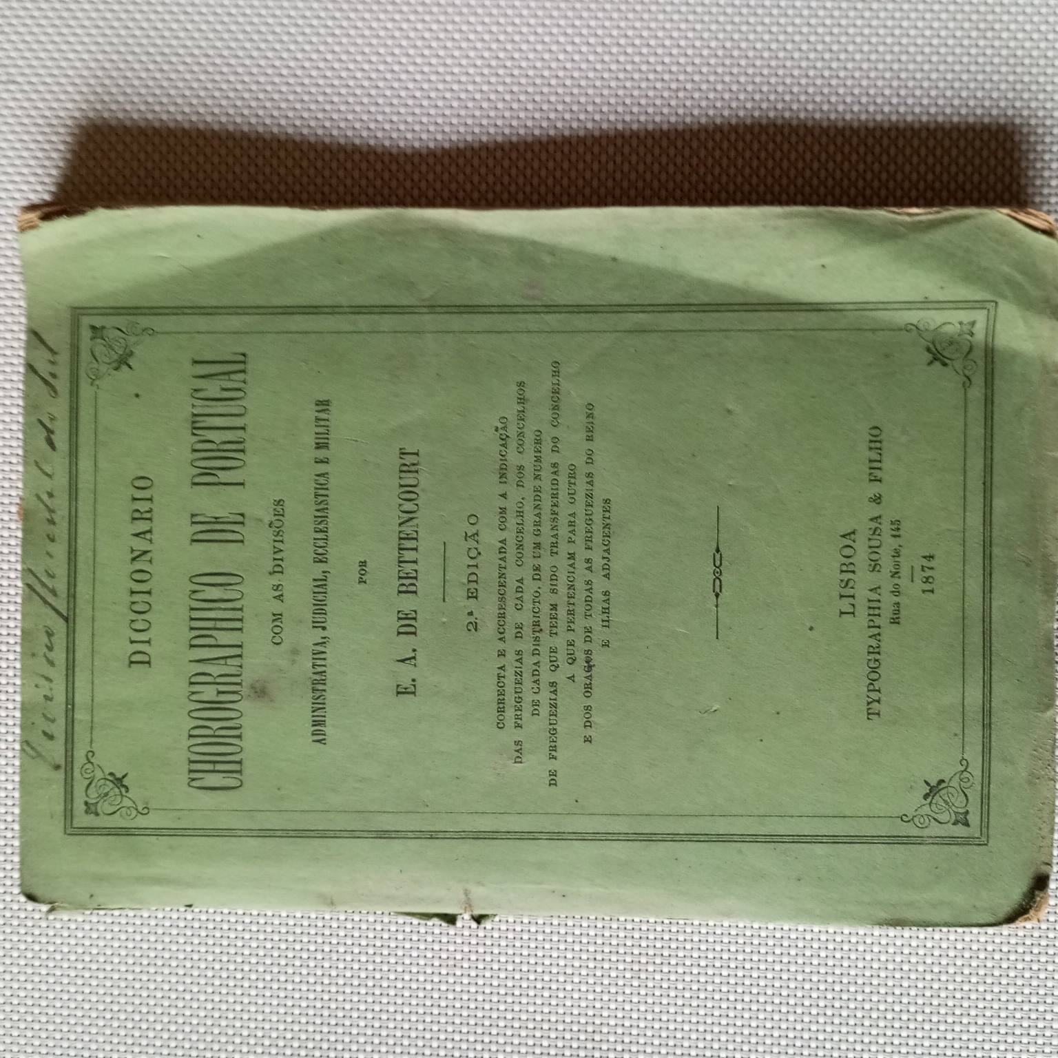 Dicionário Chorographico de Portugal