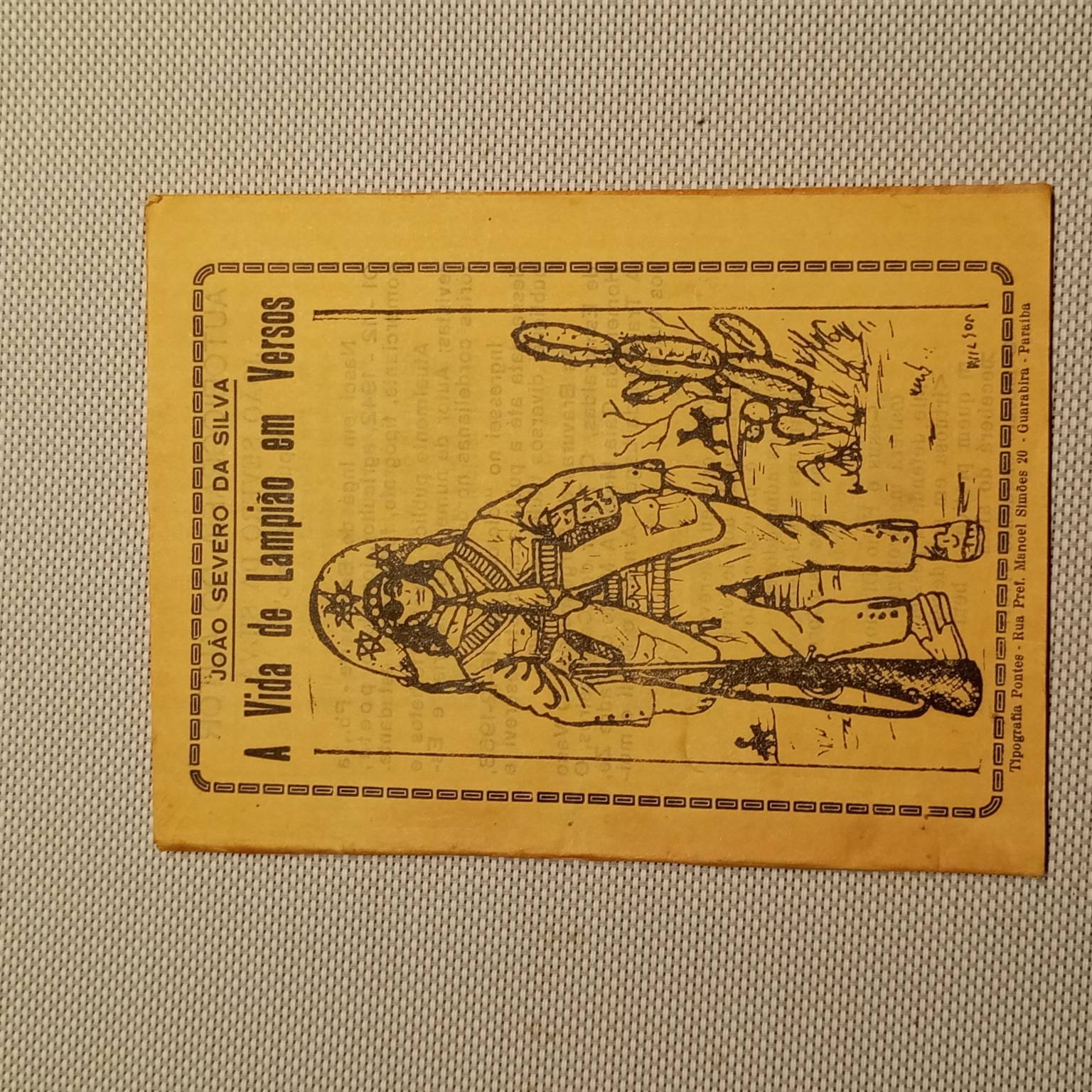 A vida de lampião em versos