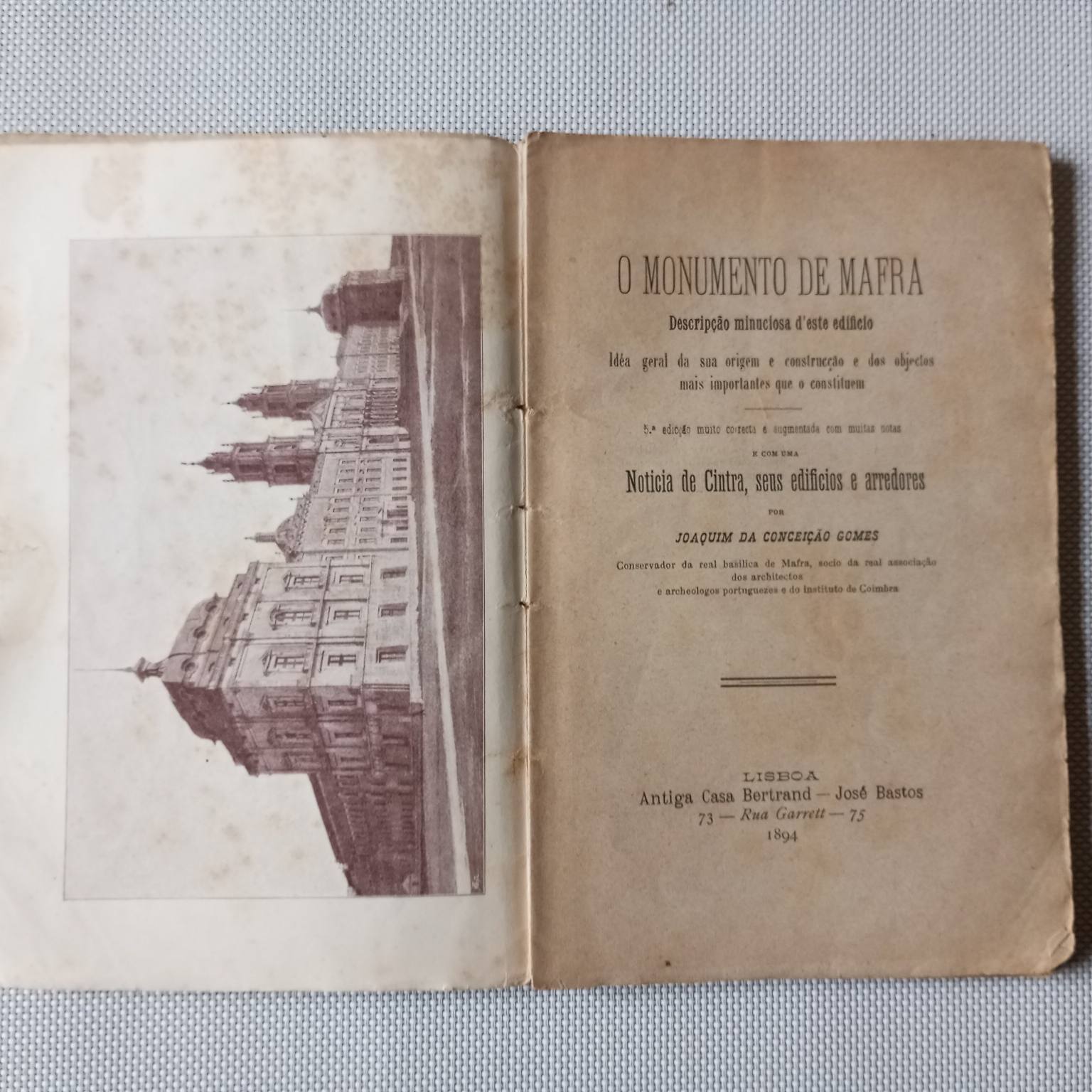 O monumento de Mafra