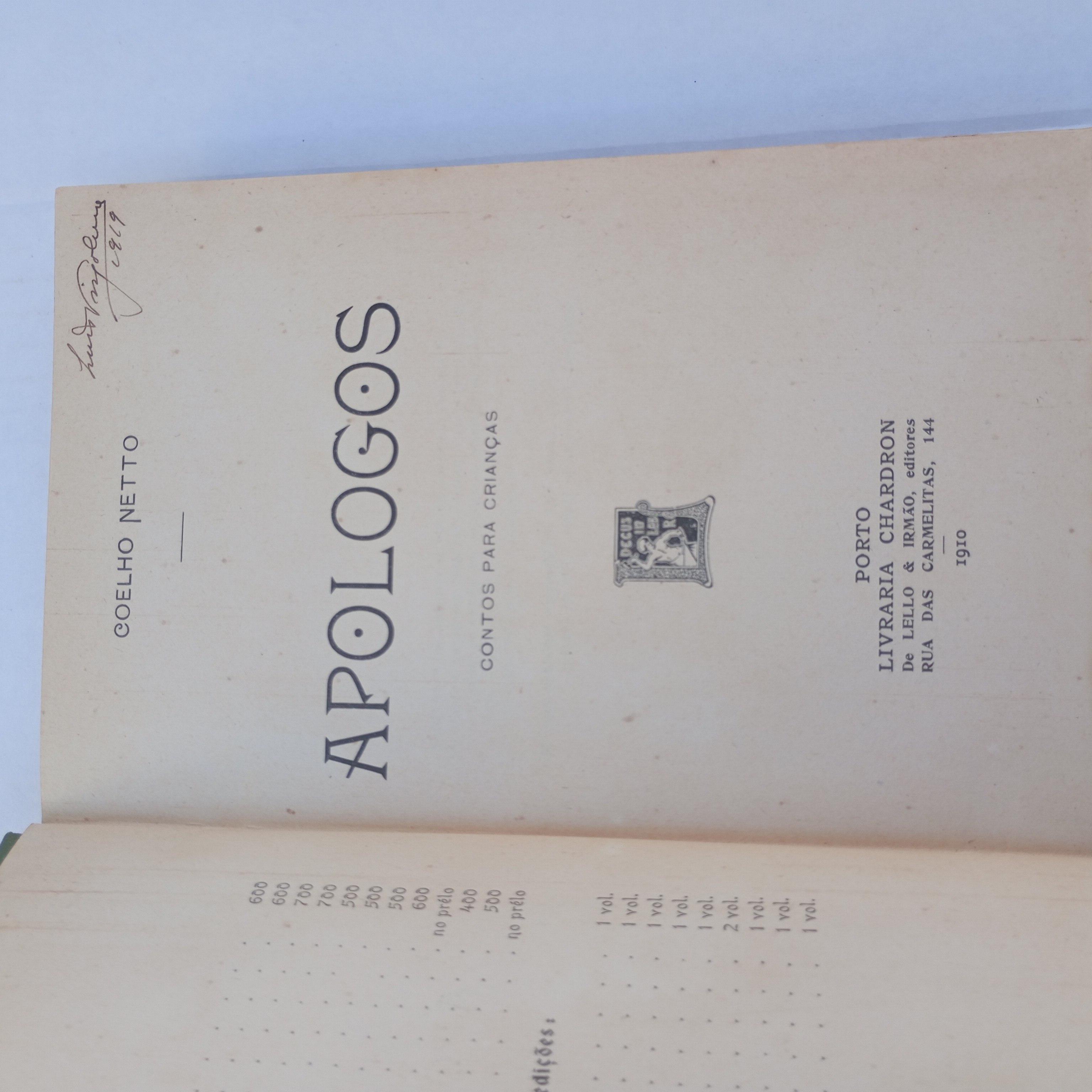 Apologos- Contos para crianças