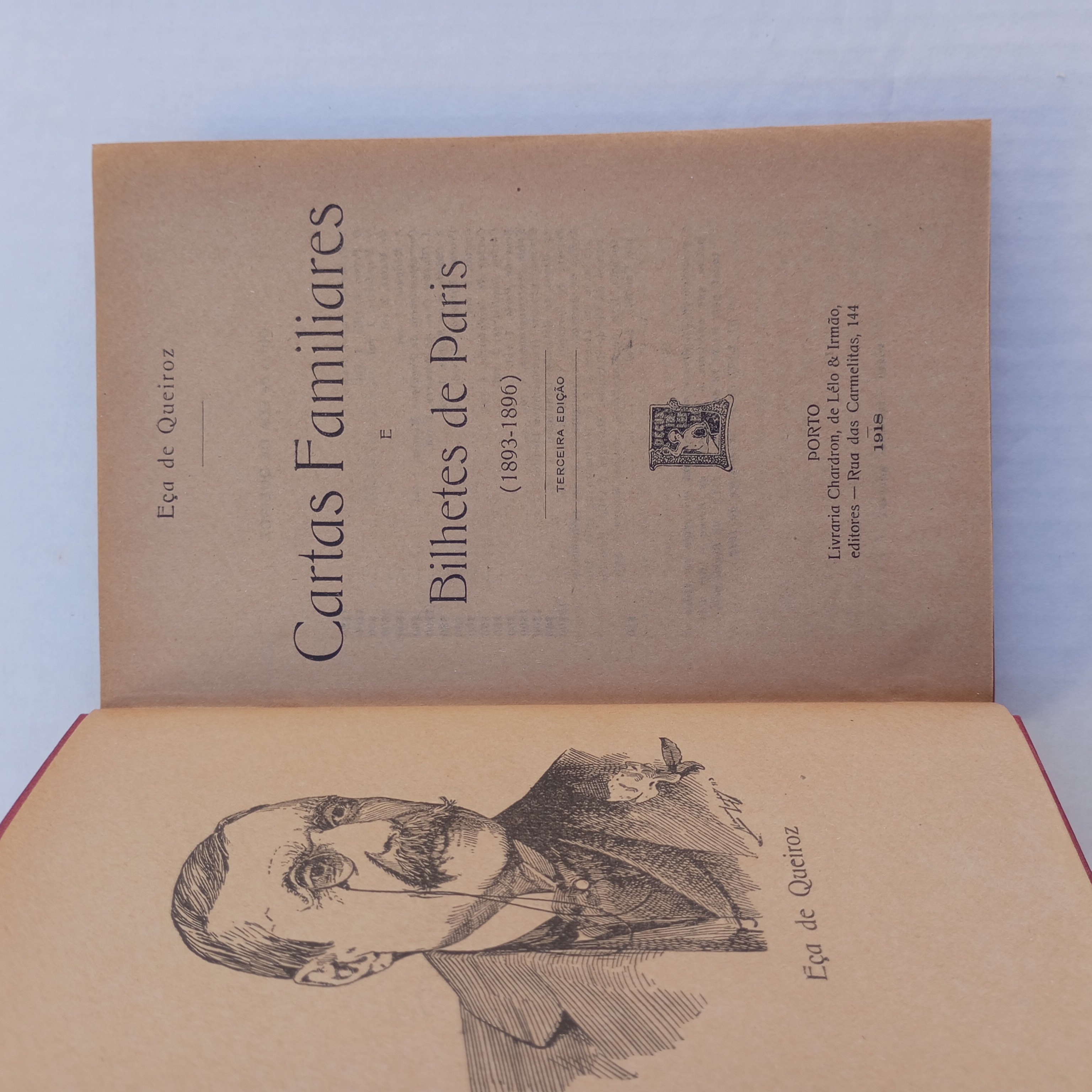 Cartas familiares e bilhetes de Paris