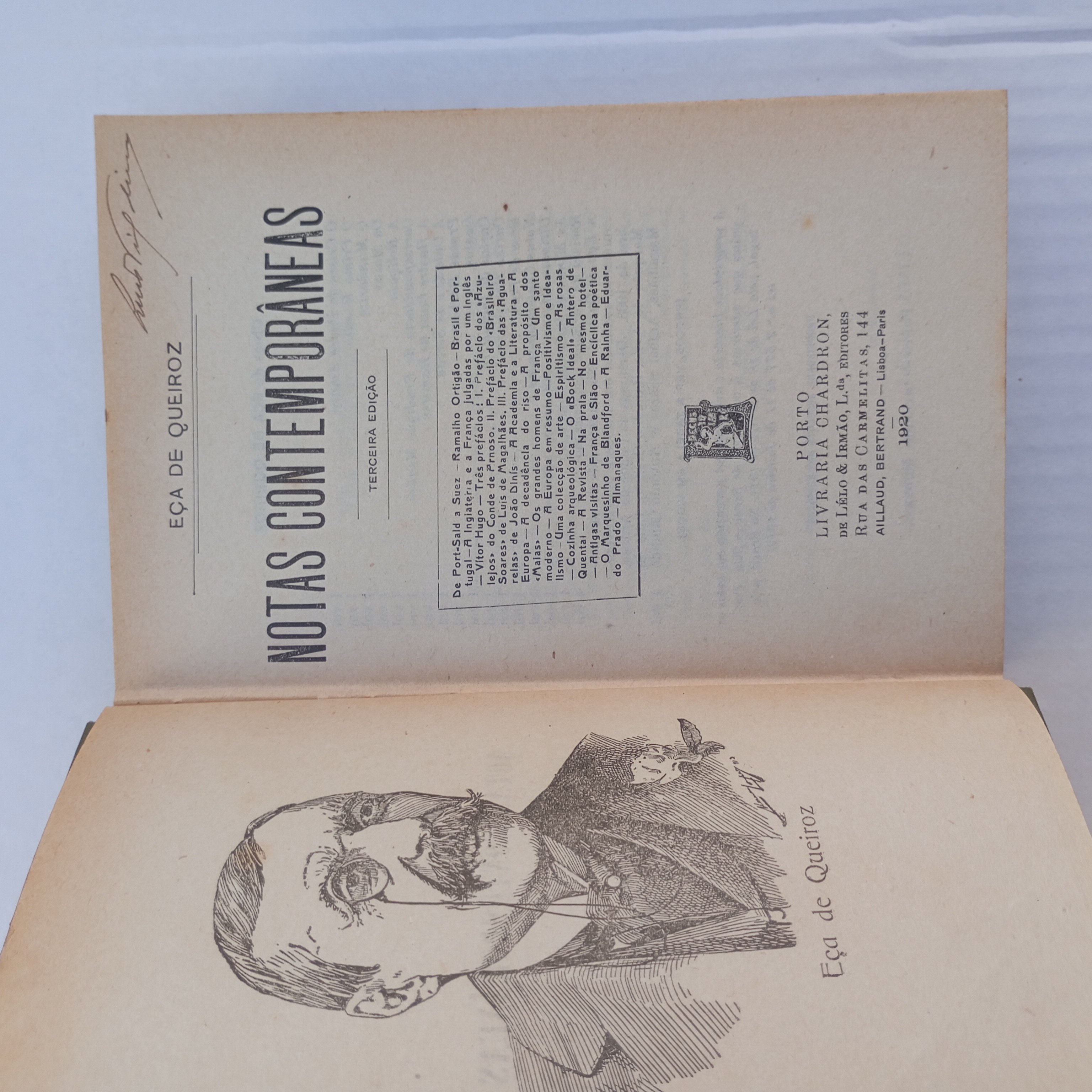 Notas contemporâneas