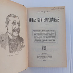 Notas contemporâneas