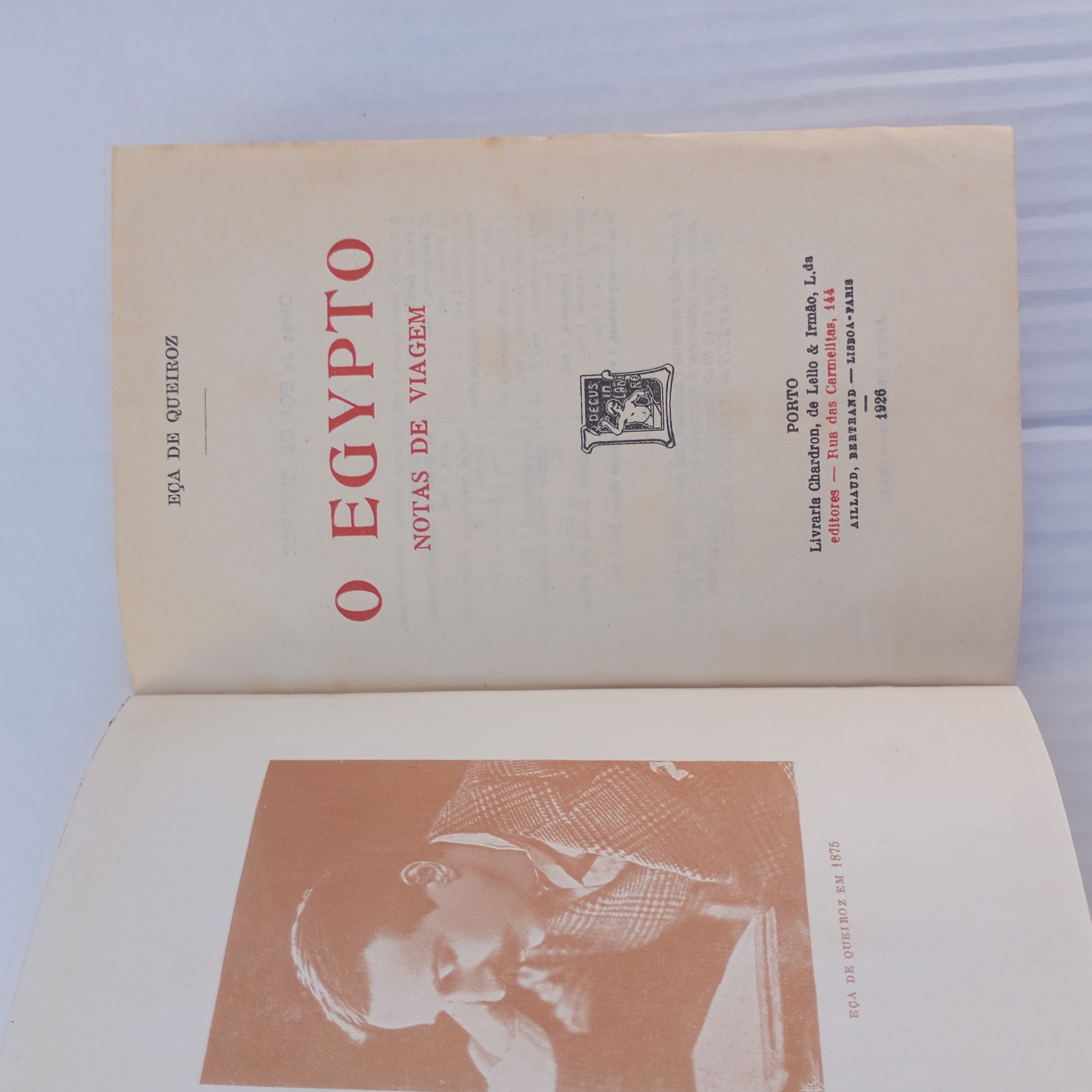 O Egypto- Notas de viagem