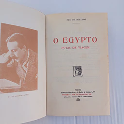 O Egypto- Notas de viagem