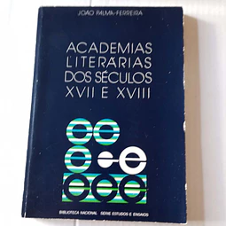 Academias literárias dos Séculos XVII e XVIII
