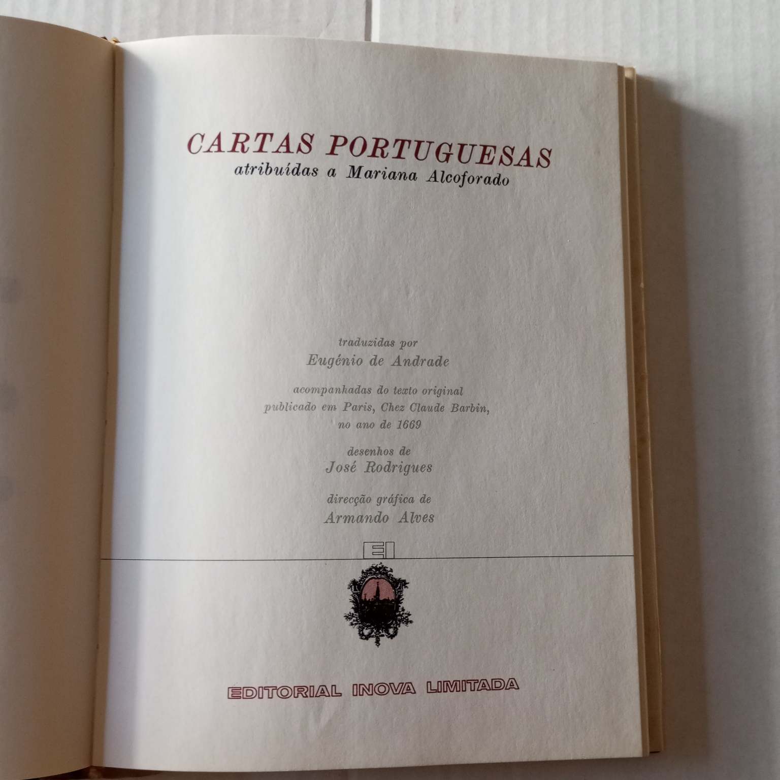 Cartas portuguesas atribuídas a Mariana Alcoforado