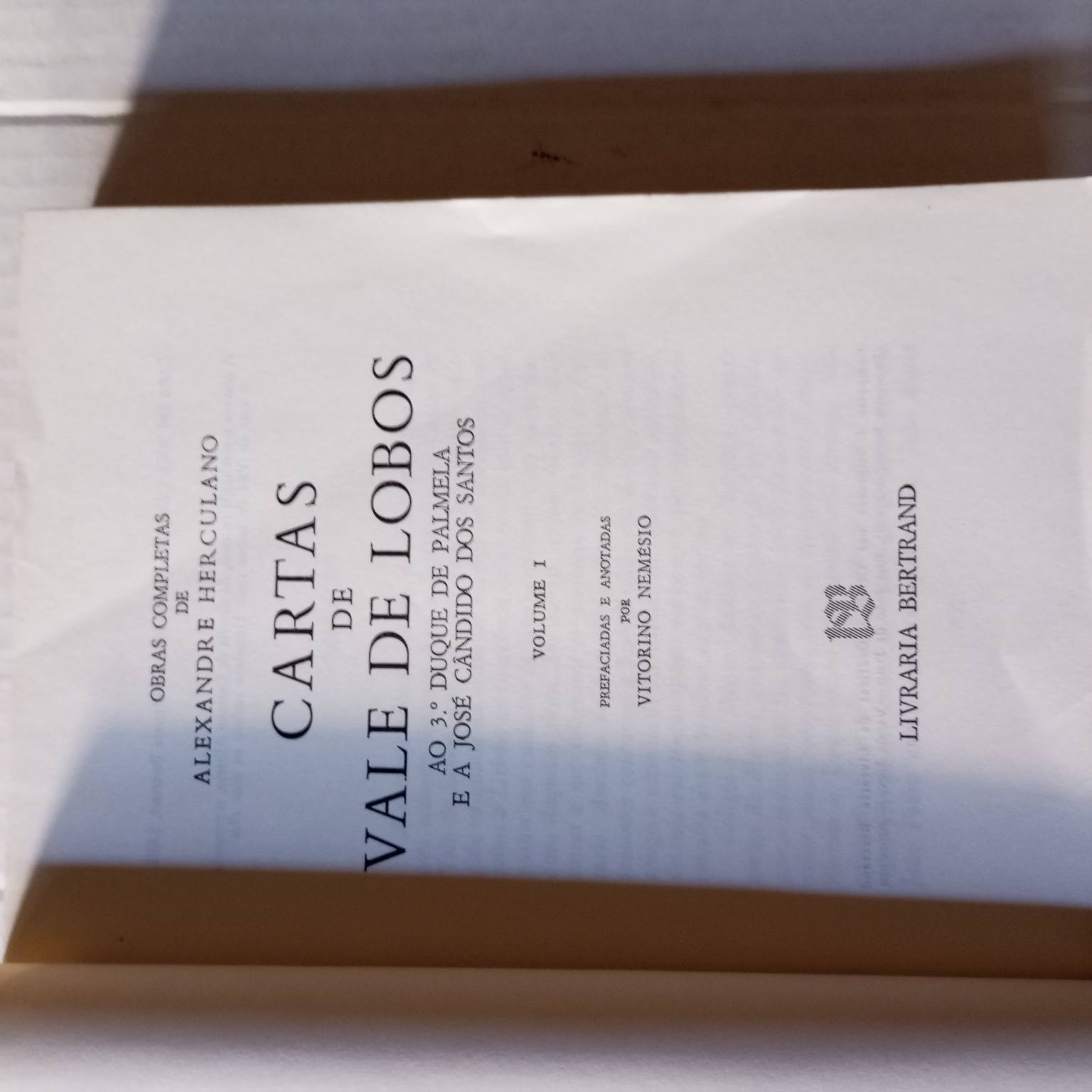 Cartas de Vale de Lobos I, II, III