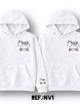 CONJUNTO SWEAT CASAL COM CAPUZ REF.: NV