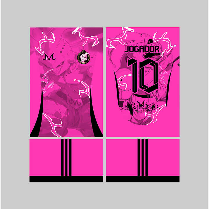 Arte Vetor Camisa Majin Boo 2026 2