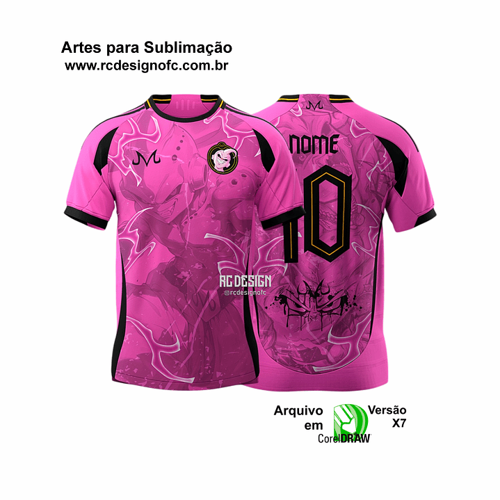 Arte Vetor Camisa Majin Boo 2026 1