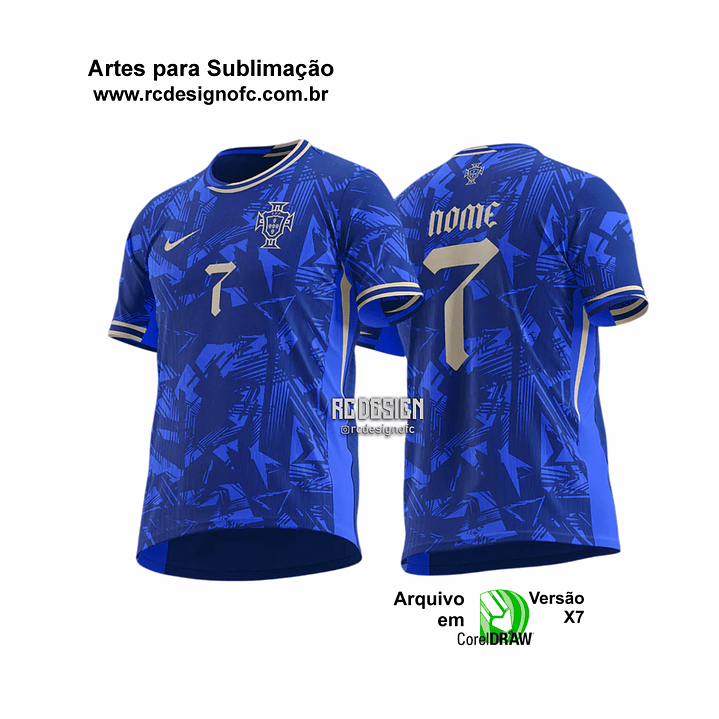 Arte Camisa Portugal Concept Vetor 1