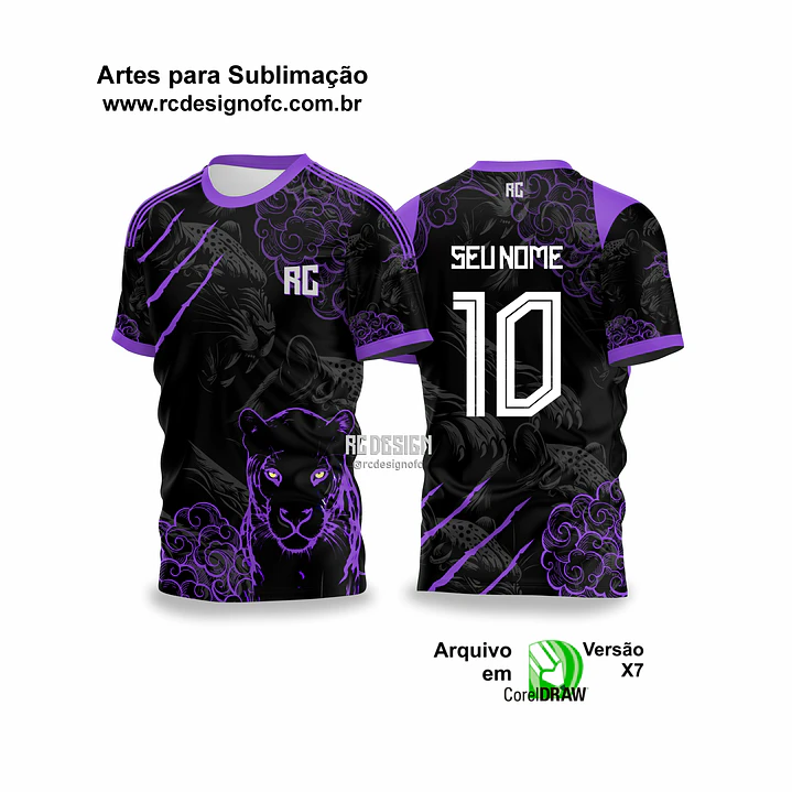 Arte Vetor Camisa Pantera 2026 1