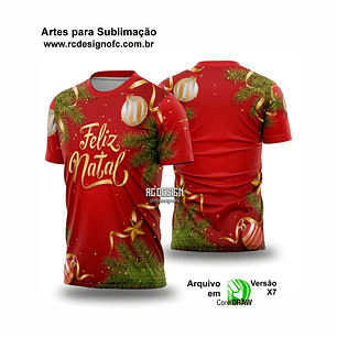 Arte Vetor Camisa Natal 2025