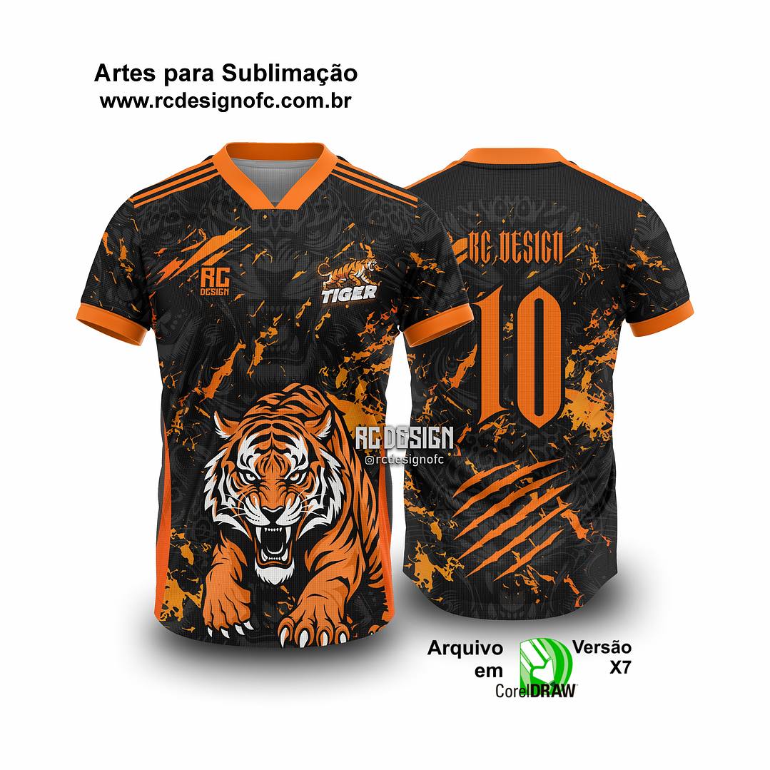 Vetor Camisa Tigre tiger Interclasse 26 1