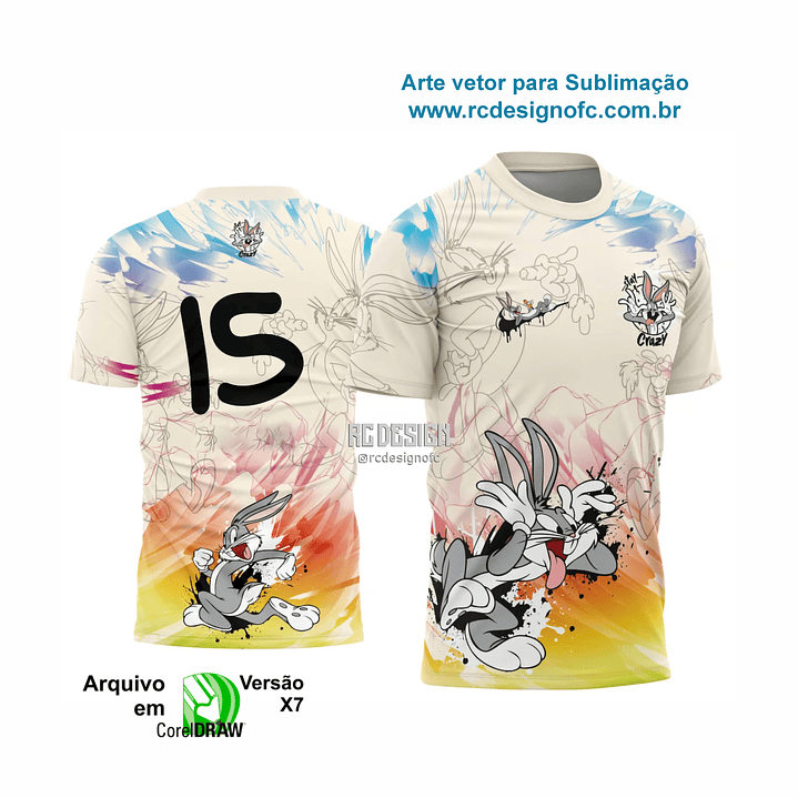 Camisa Interclasse Coelho Pernalonga 2025 Cores 1