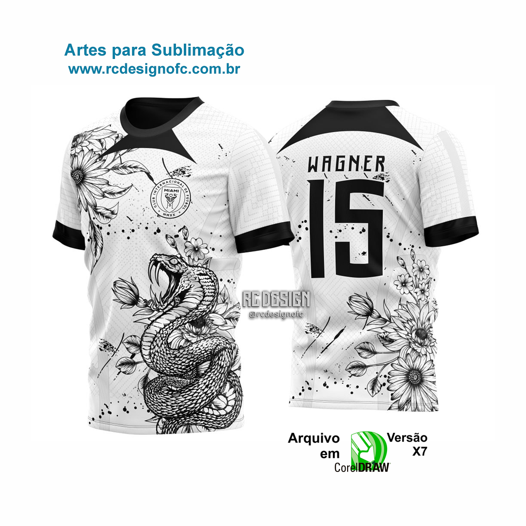 Camisa Interclasse Cobra folhas 2026 (Produto digital) 1