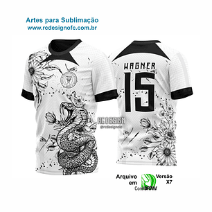 Camisa Interclasse Cobra folhas 2026 (Produto digital)
