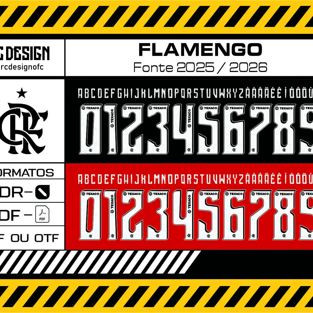Fonte Flamengo 2025 - 2026 - TTF - CDR - PDF 1