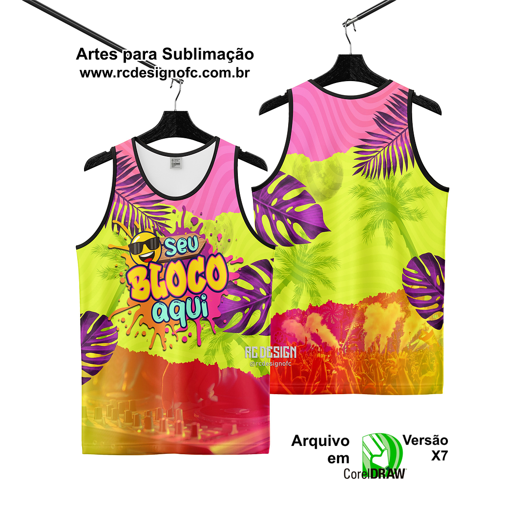 Arte Vetor Camisa Abadá Carnaval 2026 - 040 1
