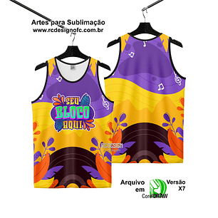 Arte Vetor Camisa Abadá Carnaval 2026 - 015