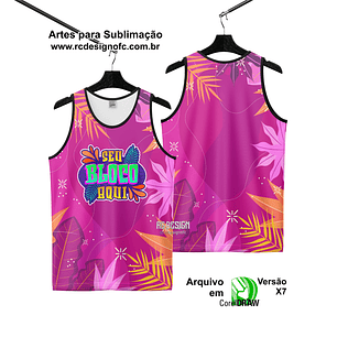 Arte Vetor Camisa Abadá Carnaval 2026 - 045