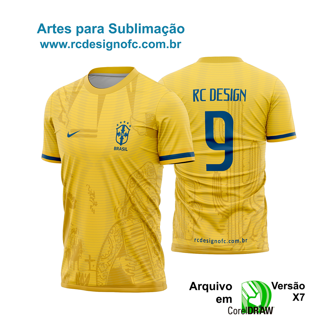 Arte Vetor Camisa Brasil Nordeste 2026 - 006 1