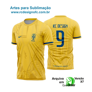 Arte Vetor Camisa Brasil Nordeste 2026 - 006