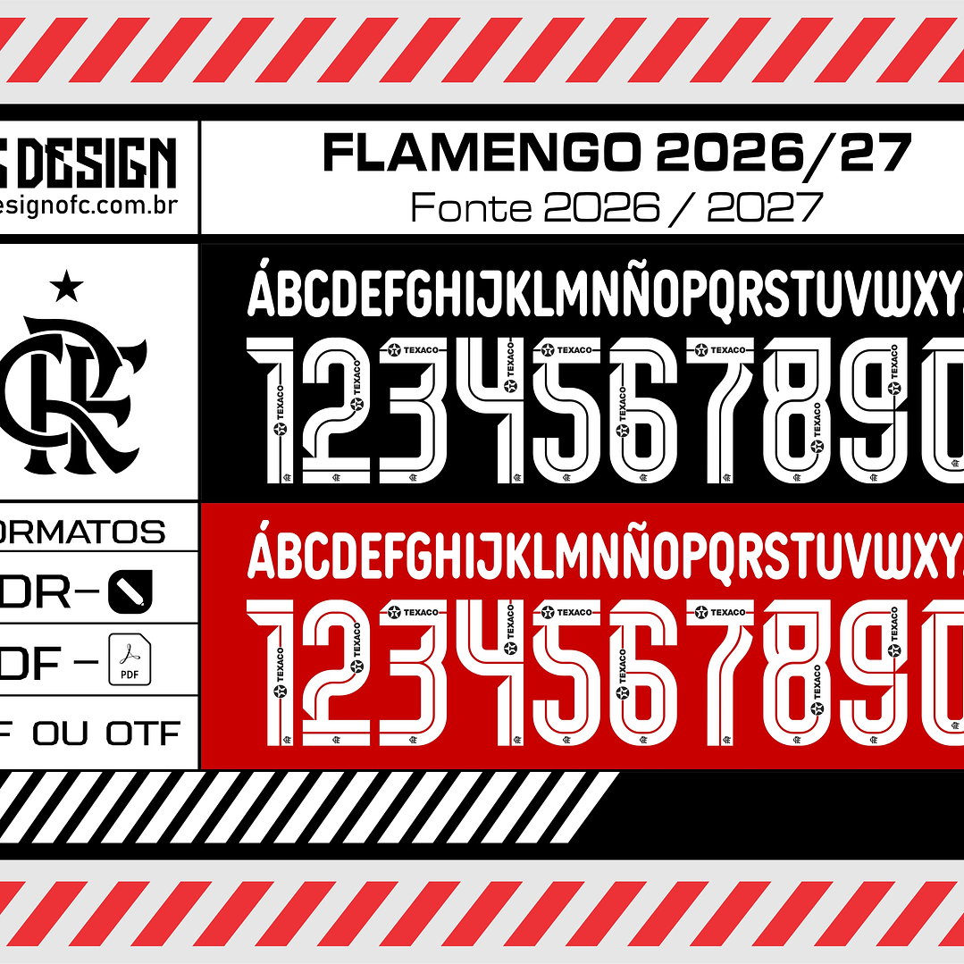 Fonte Flamengo 2026-27 - TTF - CDR - PDF 1