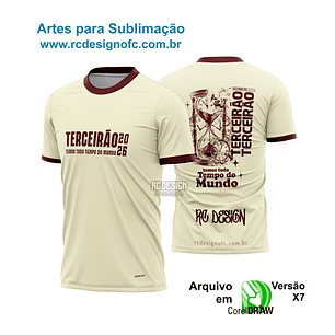 Arte vetor Camisa Terceirão Tempo Perdido 2026.1 