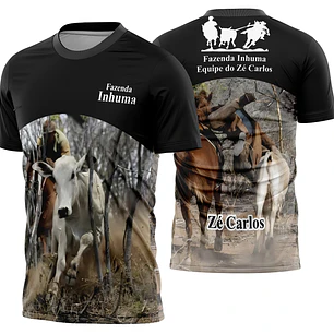 Arte Camisa Cavalgada Vaquejada Cavalo Modelo 05