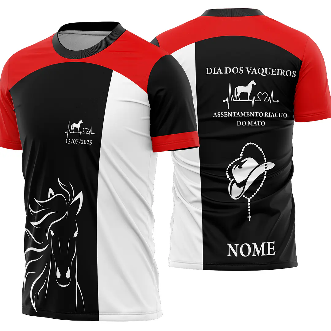 Arte Camisa Cavalgada Vaquejada Cavalo Modelo 11 1