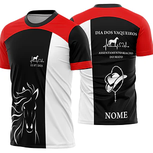 Arte Camisa Cavalgada Vaquejada Cavalo Modelo 11