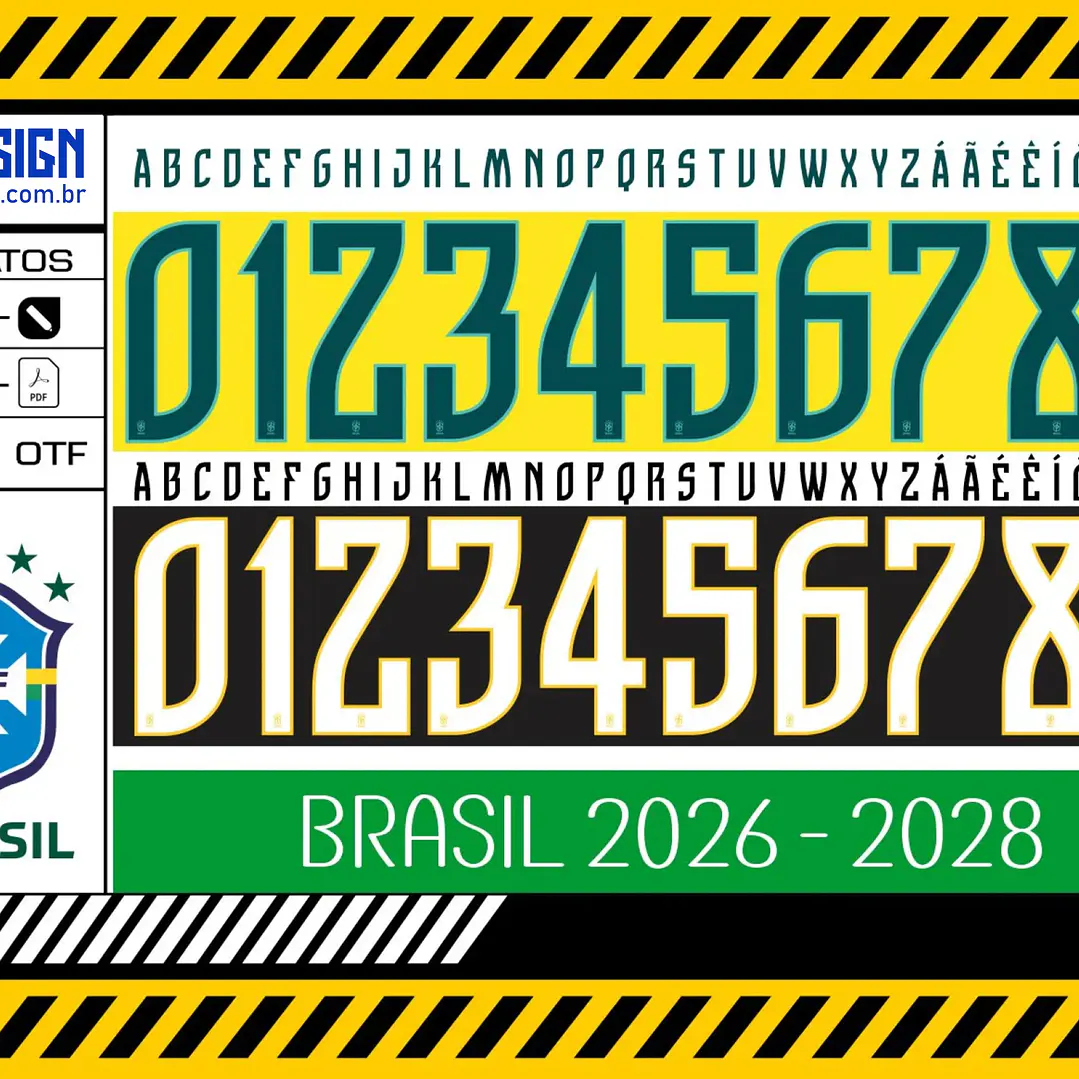 Fonte Seleção Brasil Copa 2026 - Ttf Cdr 1