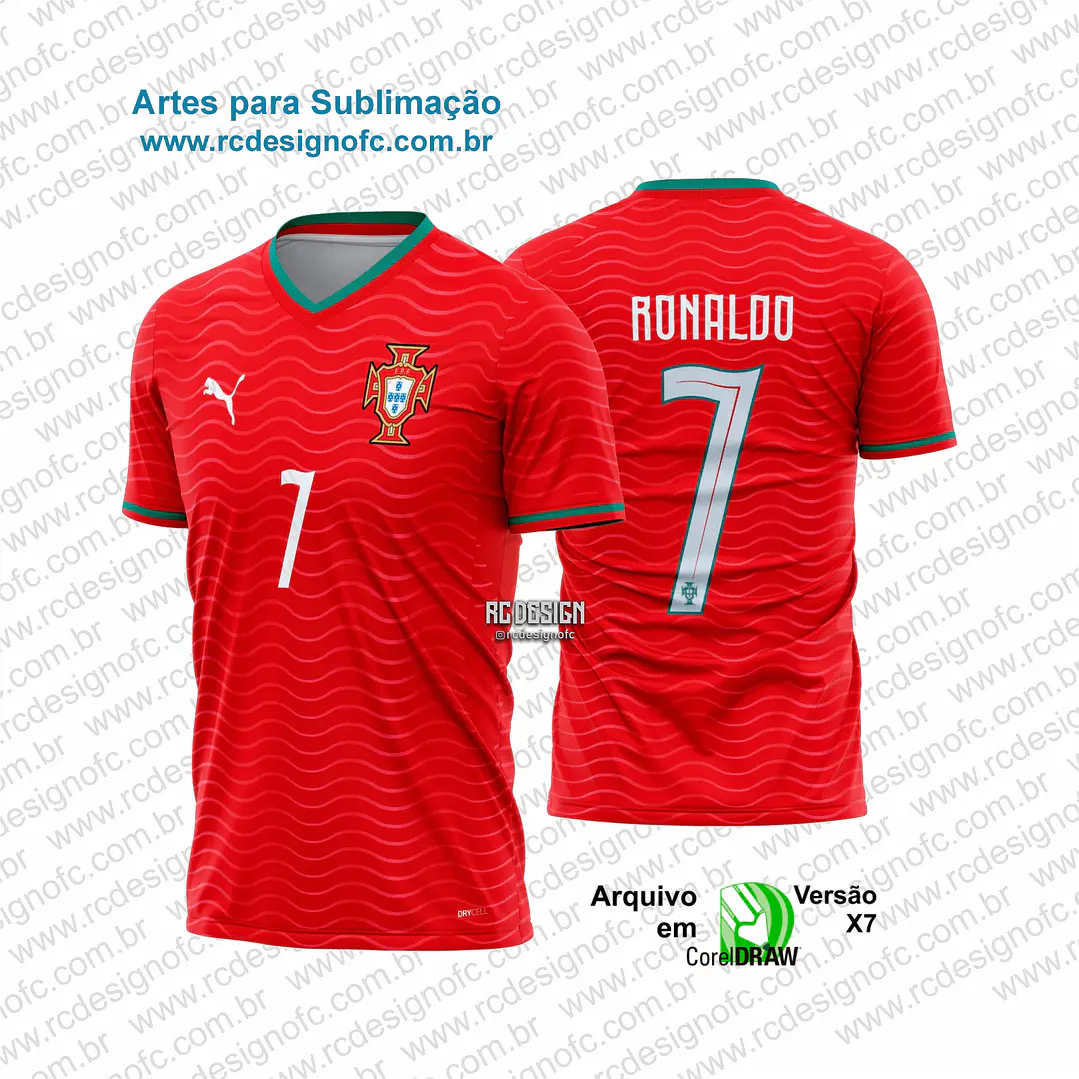 Arte Camisa Portugal Titular 2026-28 1