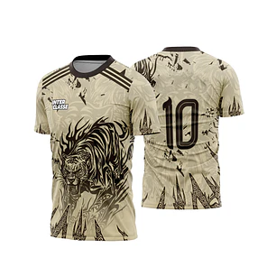 Estampa Camisa Interclasse Pantera - Tigre Feroz - onça + FONTE