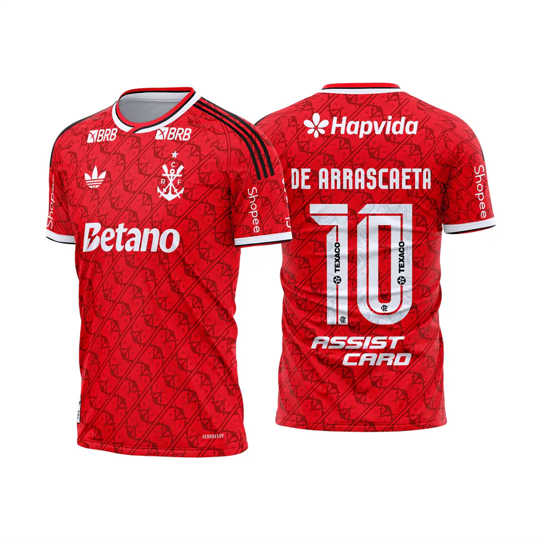 Arte Estampa Camisa do Flamengo Terceira 2026 - 2027 + FONTE 1