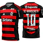 Arte Estampa Camisa Flamengo Titular 2025 2026 + fonte