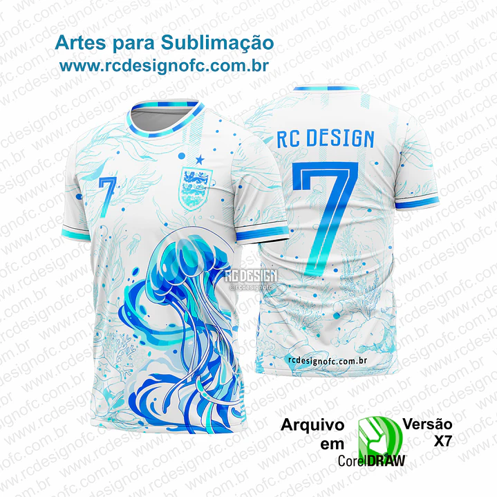 Arte Vetor Água Viva Interclasse england inglaterra 2027 2