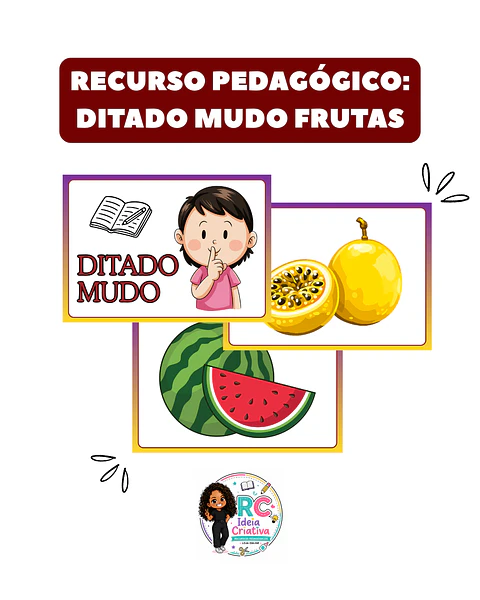 ATIVIDADE- DITADO MUDO FRUTAS