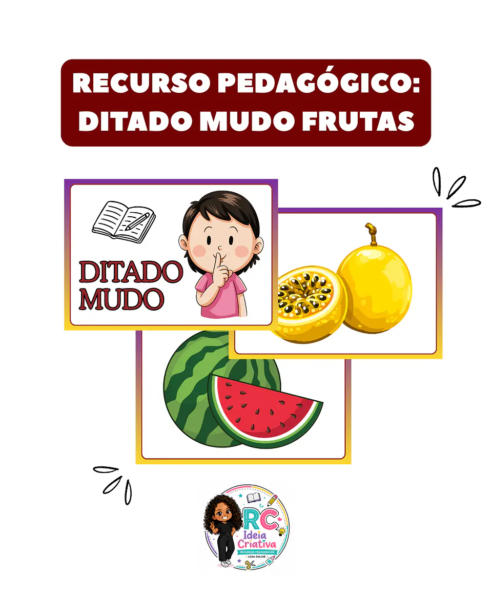 ATIVIDADE- DITADO MUDO FRUTAS 1