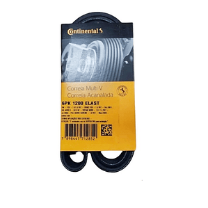 Correa elastica alternador 6pk-1200 elastic
